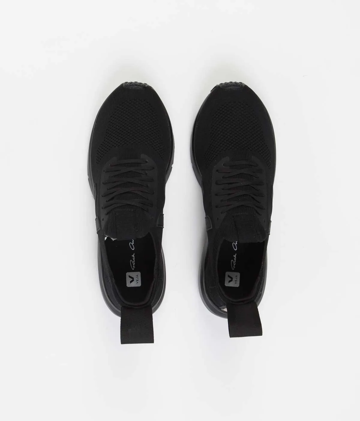 Veja x Rick Owens Runner Shoes - Full Black