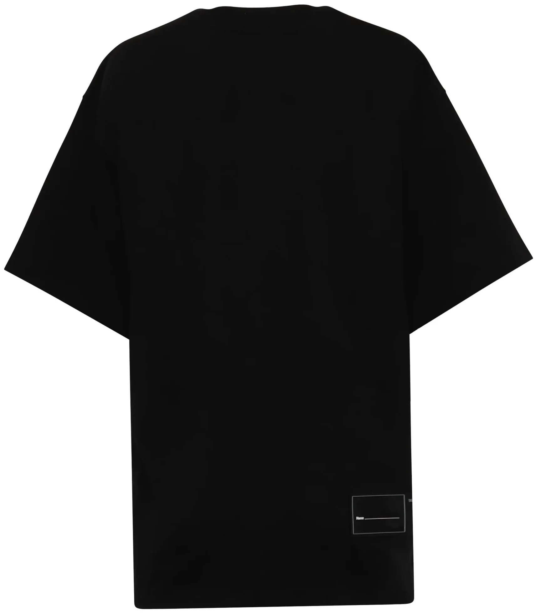 We11done Cotton WD Logo T-Shirt Black