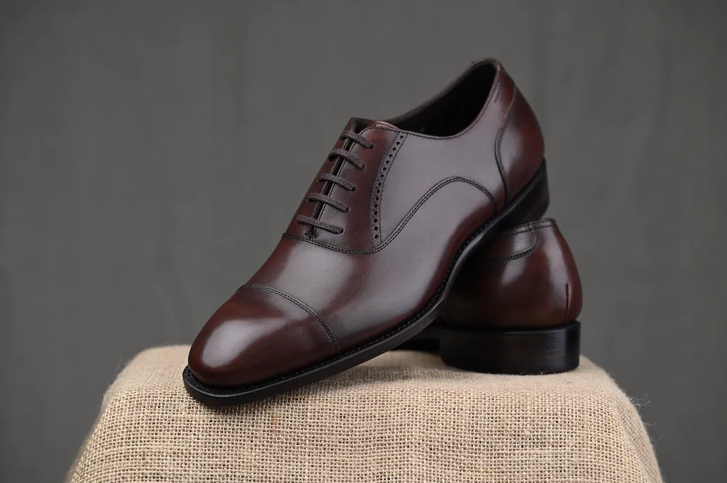 WINSTON Cap Toe Oxfords (Hand Welted)