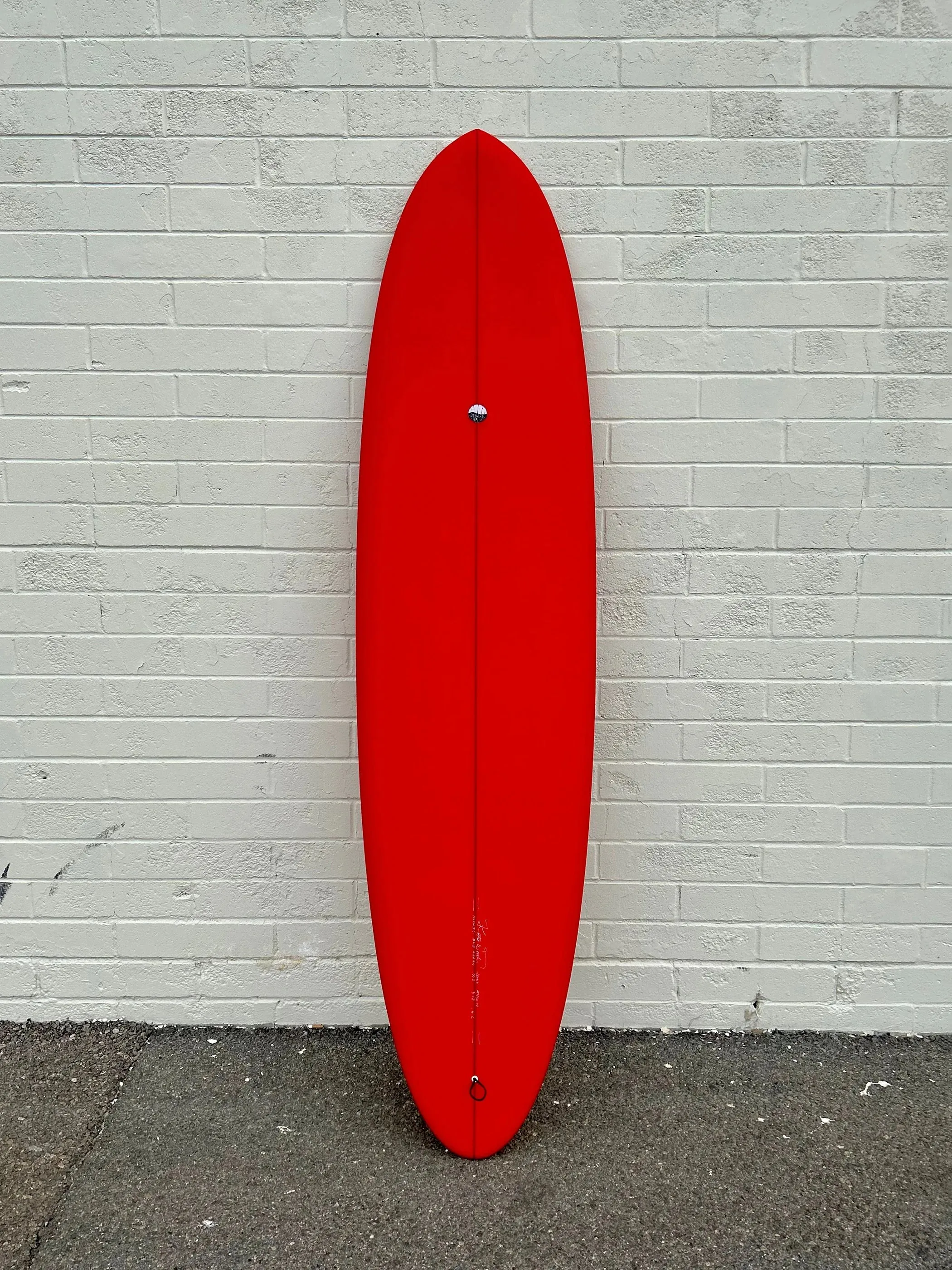Woodin Surfboards | 7’4” Gypsy Eye Cherry Red Surfboard